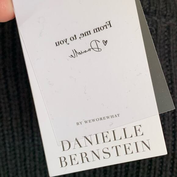 WeWoreWhat Sweater Large Black MWT - Picture 4 of 6